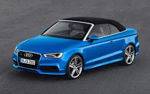Обои автомобили Audi A3 Cabriolet 2.0 TFSI S-Line quattro - 2013