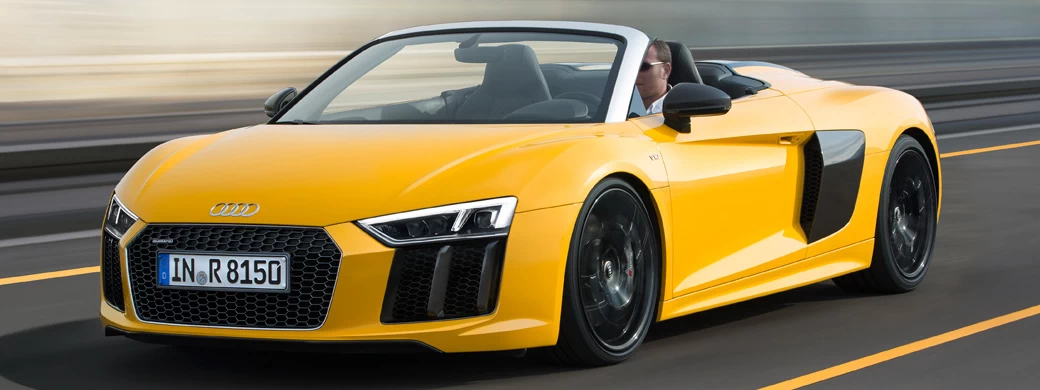   Audi R8 Spyder V10 - 2016 - Car wallpapers