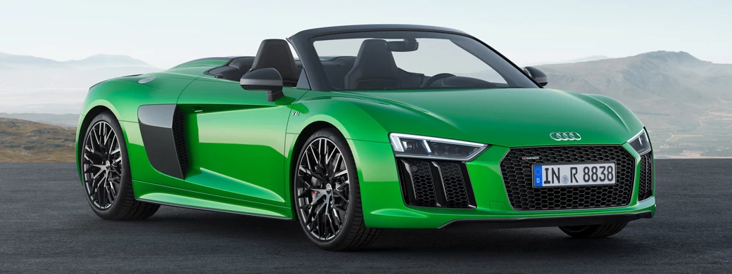   Audi R8 Spyder V10 plus - 2017 - Car wallpapers