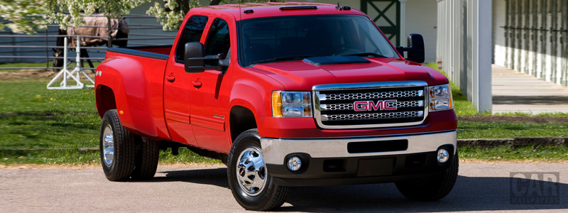 Обои автомобили GMC Sierra 3500 HD SLT Crew Cab - 2013 - Car wallpapers