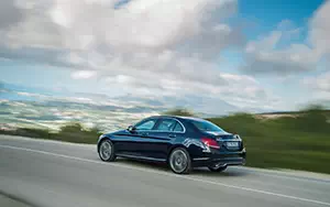 Обои автомобили Mercedes-Benz C300 BlueTEC HYBRID Exclusive Line - 2014