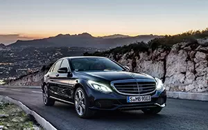 Обои автомобили Mercedes-Benz C300 BlueTEC HYBRID Exclusive Line - 2014