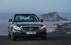 Обои автомобили Mercedes-Benz C300 BlueTEC HYBRID Exclusive Line - 2014