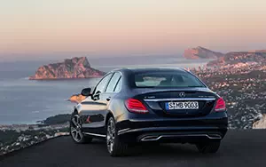 Обои автомобили Mercedes-Benz C300 BlueTEC HYBRID Exclusive Line - 2014