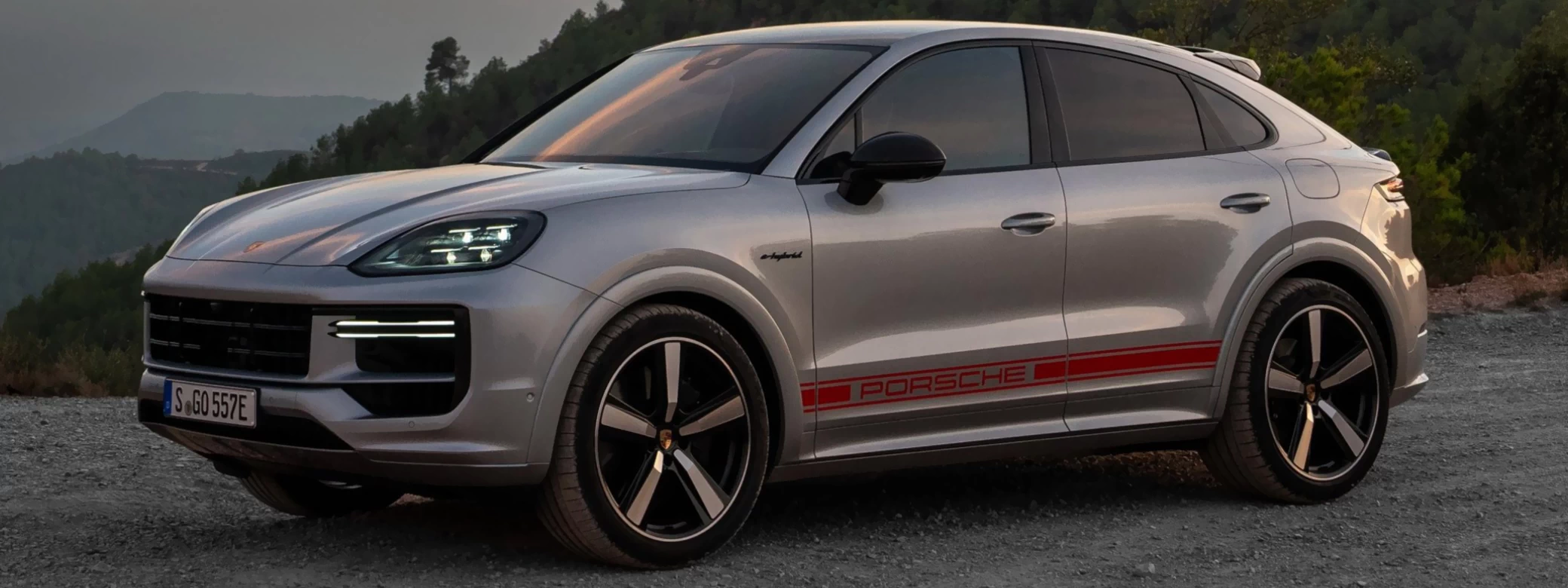 ���� ���������� Porsche Cayenne Turbo E-Hybrid Coupe - 2023 - Car wallpapers